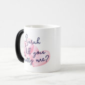 Waterverf hoort me voorstellen koffie Mok (Voorkant links)