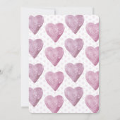 Waterverf hoort Twins Girl aankondiging (Achterkant)