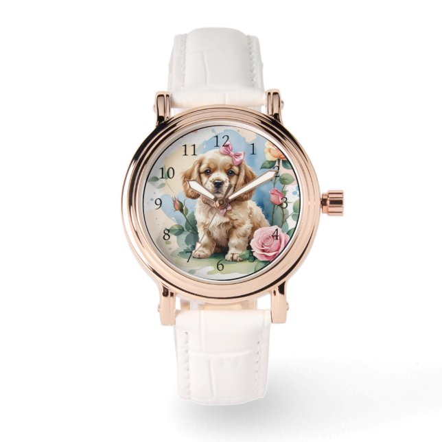 Waterverf Horloge (Voorkant)
