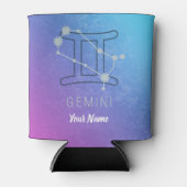 Waterverf Horoscope van de dierentuindister Blikjeskoeler (Voorkant)