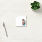 Waterverf Horse Lover Gepersonaliseerd Post-it Not Post-it® Notes (Kantoor)