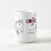 Waterverf Horse Lover Koffiemok (Center)