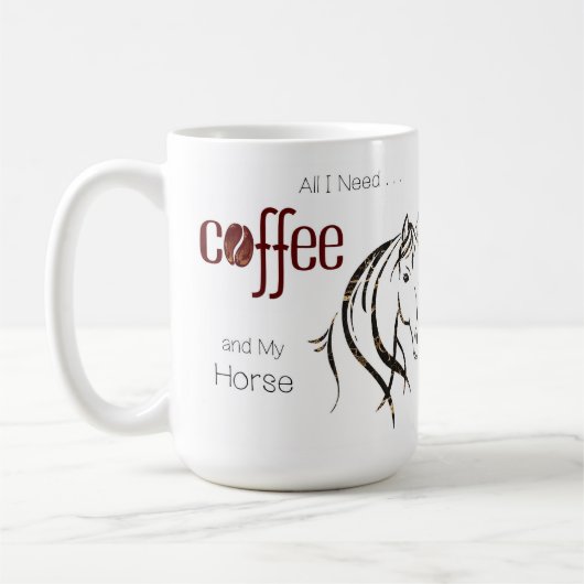 Waterverf Horse Lover Koffiemok (Links)