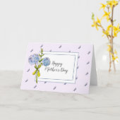 Waterverf hortensia Kaart (Gele Bloem)