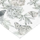 Waterverf hortensia korte tafelloper (Hoek)