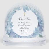 waterverf hortensia lijst Doop dank u Sneeuwbol (Achterkant)