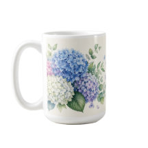Waterverf Hortensia Tuin