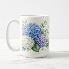Waterverf Hortensia Tuin Koffiemok
