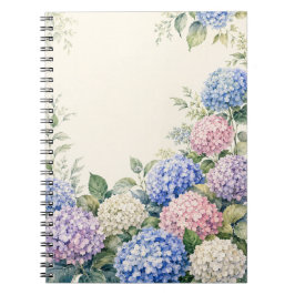 Waterverf Hortensia Tuin Notitieboek