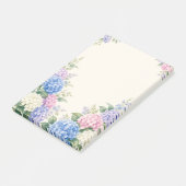 Waterverf Hortensia Tuin Post-it® Notes (Schuin)