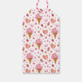 Waterverf Hortensia's Happy Valentines Day Friend Cadeaulabel (Achterkant)