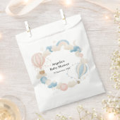 Waterverf Hot Air Ballon Baby shower Bedankzakje (Geknipt)