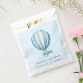 Waterverf Hot Air Ballon Baby shower Bedankzakje (Gezegeld)