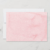 Waterverf Hot Air Ballon Baby shower Kaart (Achterkant)