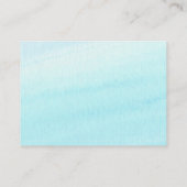 Waterverf Hot Air ballon Diaper Raffle Ticket Informatiekaartje (Achterkant)