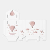 Waterverf Hot Air Ballon Favor Box Bedankdoosjes (Uitgevouwen)