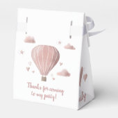 Waterverf Hot Air Ballon Favor Box Bedankdoosjes (Achterkant)