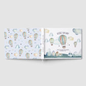 Waterverf Hot Air-ballonpartij Gastenboek (Volledig)
