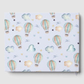 Waterverf Hot Air-ballonpartij Gastenboek (Achterkant)