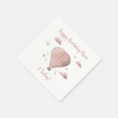  Waterverf Hot Air Ballonpartij Napkins Servet (Hoek)