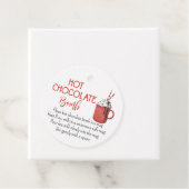 Waterverf Hot Chocolate Bomb Label (In situ)
