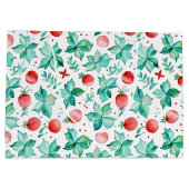 Waterverf Hot Cocoa, Candy Cane Christmas Groot Cadeauzakje (Achterkant)