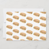 Waterverf Hot Dog Kids Verjaardag Kaart (Achterkant)