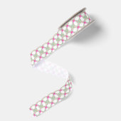 Waterverf Hot Pink Bow Garland Kerst Grosgrain Lint (Achterkant)