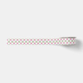 Waterverf Hot Pink Bow Garland Kerst Grosgrain Lint (Voorkant)