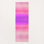 Waterverf Hot Pink Modern Yogamat (Achterkant)