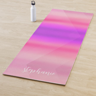 Waterverf Hot Pink Modern Yogamat