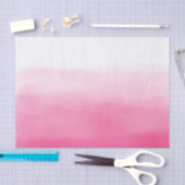 Waterverf Hot Pink Ombre Tissue Paper Tissuepapier (Craft)