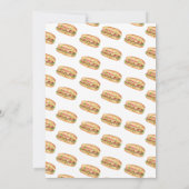 Waterverf Hotdog Kinderverjaardag Kaart (Achterkant)