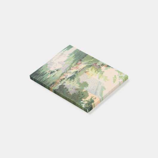  Waterverf Hotel Plaza van Central Park Post-it® Notes (Schuin)