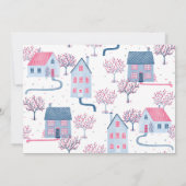 Waterverf House Change of Address Aankondiging (Achterkant)