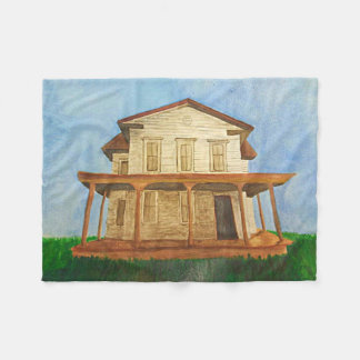 Waterverf House Fleece Deken