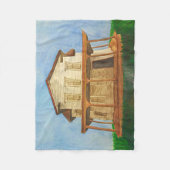 Waterverf House Fleece Deken (Voorkant)