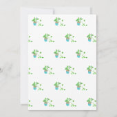 Waterverf House Plant Pothos Plant Moving Kaart (Achterkant)