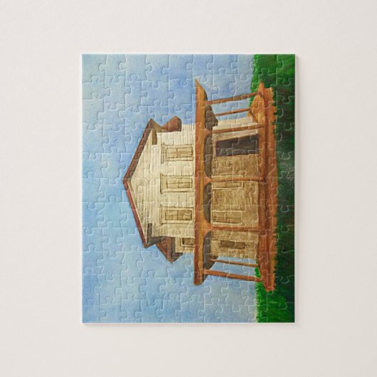 Waterverf House Puzzel (Verticaal)