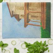 Waterverf House Theedoek (Gevouwen)