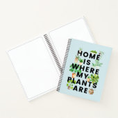 Waterverf Houseplant Garden Quote Journal Notitieboek (Binnen)
