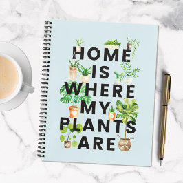 Waterverf Houseplant Garden Quote Journal Notitieboek