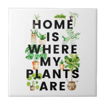 Waterverf Houseplant Tuinieren Quote