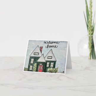 Waterverf Housewarming Kaart