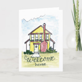 Waterverf Housewarming Kaart