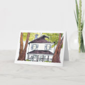 Waterverf Housewarming Kaart (Voorkant)