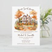 Waterverf Housewarming Party, Home Sweet Home Kaart (Staand voorkant)