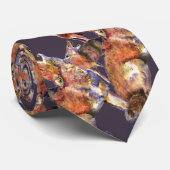 Waterverf Howling Coyote, Animal, Natuur Wildlife Stropdas (Opgerold)