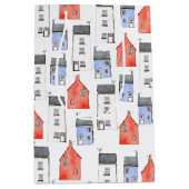 Waterverf Huis Art Housewarming Medium Cadeauzakje (Voorkant)