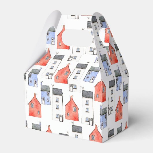 Waterverf Huis Kunst Vastgoed Makelaar Geschenkdoo Bedankdoosjes (Achterkant)